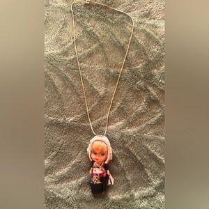 Vintage clone lidldle kiddle doll necklace
